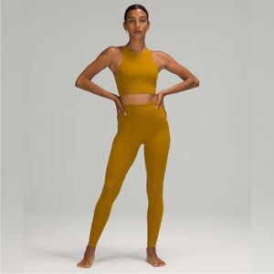 Lululemon Align Hr Pant 25” size 2 Golden Spice